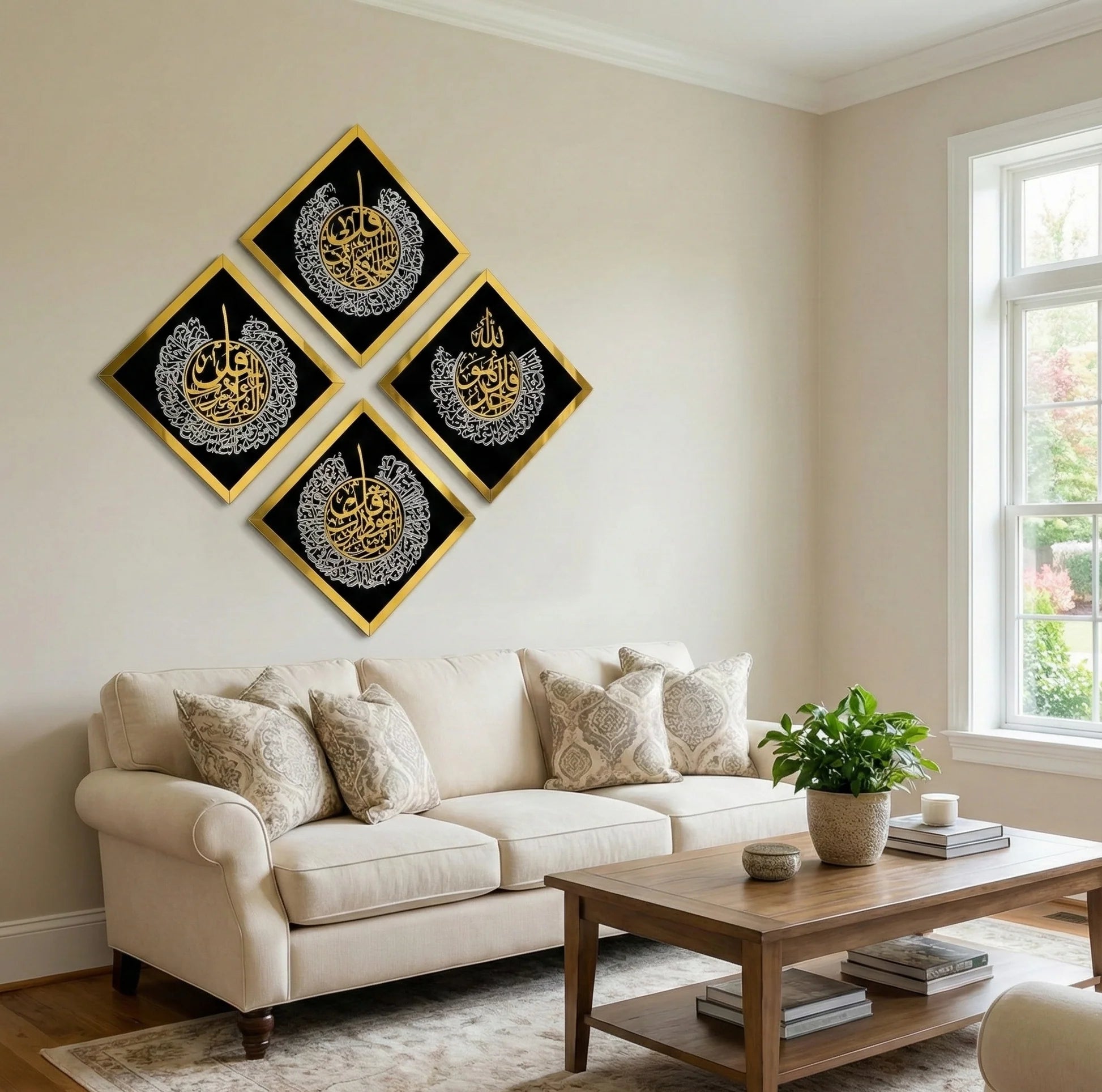 Diamond Shaped Islamic Wall Art